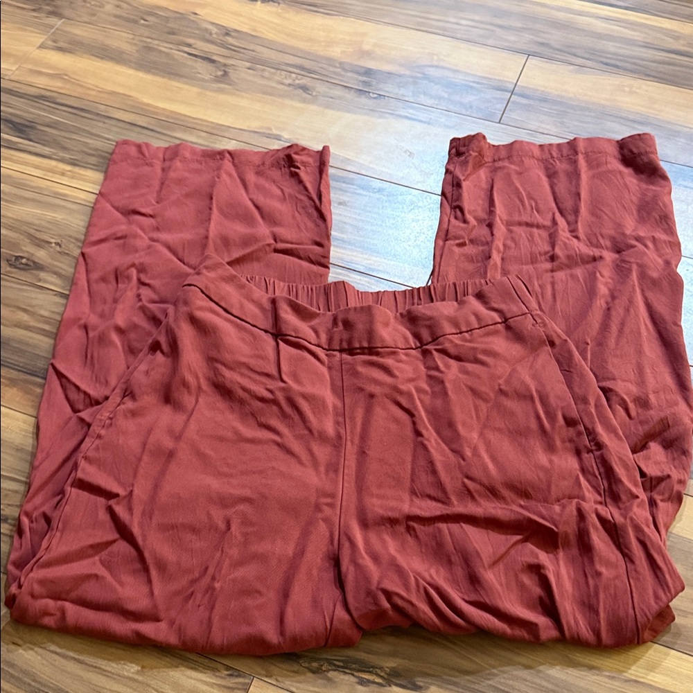 Old Navy Terracotta Wide-Leg Pants